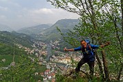 Monte Zucco (Direttissima / Sentiero Panoramico) da San Pellegrino Terme il 22 aprile 2016  - FOTOGALLERY